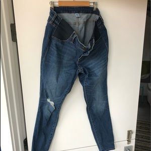 Old Navy side panel maternity jeans